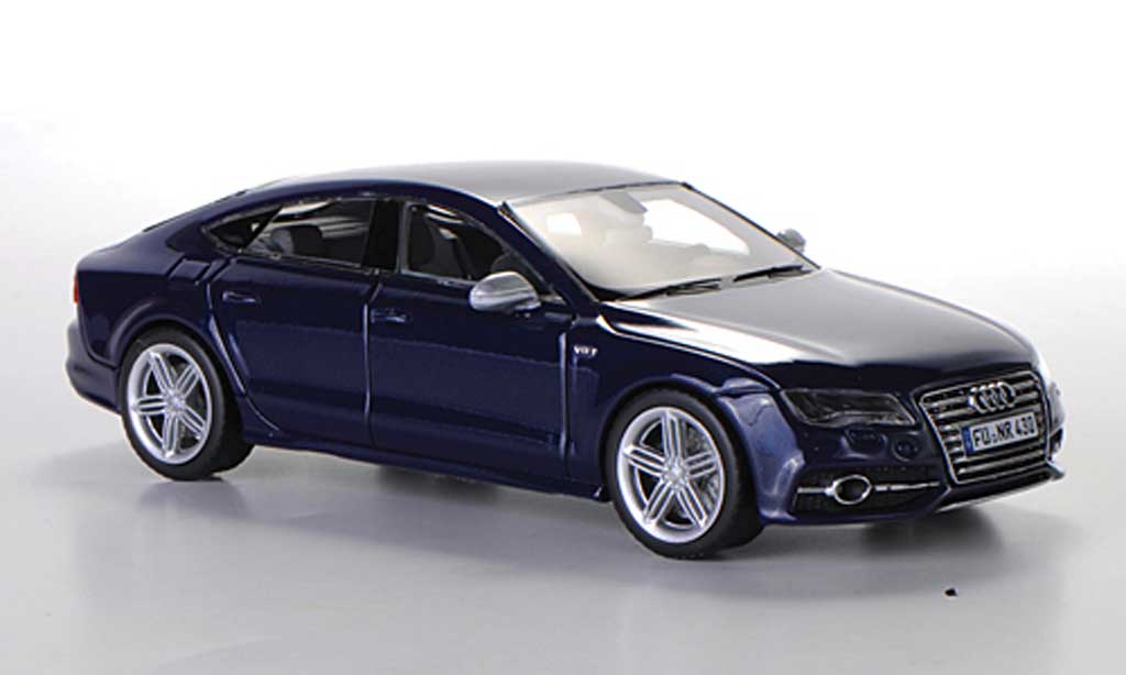 Audi S7 1/43 Schuco Sportback blu 2012 modellino in miniatura