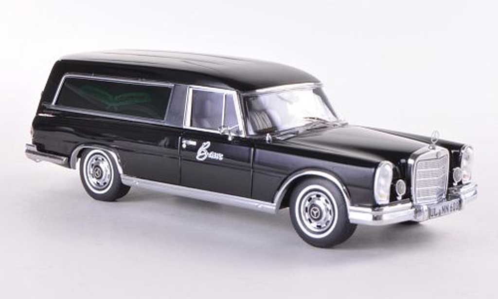 Mercedes 600 1/43 Schuco Bestattungswagen modellino in miniatura