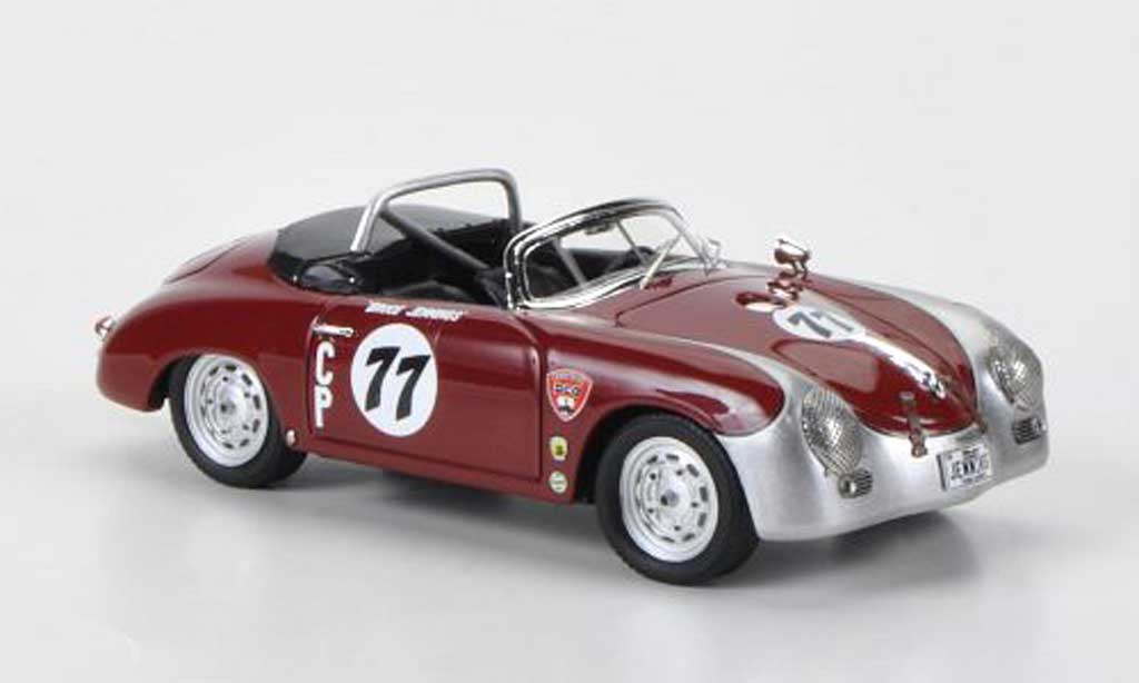 Porsche 356 1/43 Schuco A Speedster No.77 Bruce Jennings modellino in miniatura