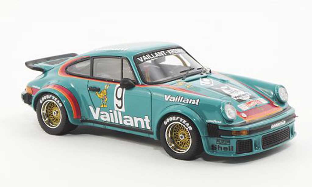 Porsche 934 1976 1/43 Schuco R No.9 Vaillant-Kremer B.Wollek Cup 1976 modellino in miniatura