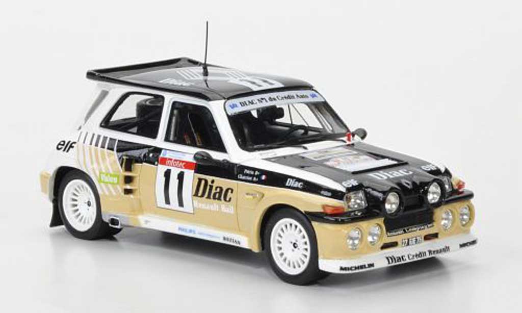 Renault 5 Turbo 1/43 Schuco Turbo No.11 Diac Rally Korsika 1986 modellino in miniatura