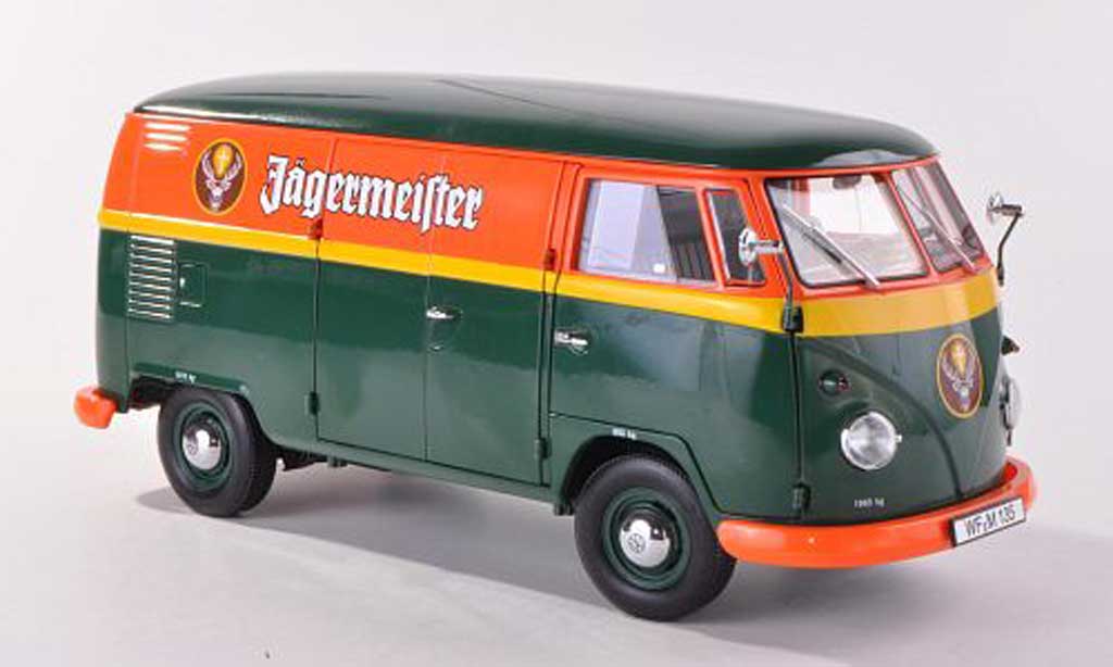 Volkswagen T1 1/18 Schuco Kasten Jagermeister modellino in miniatura