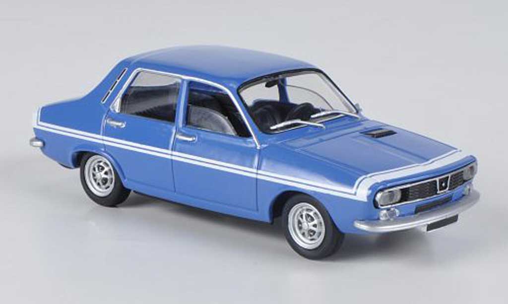 Renault 12 Gordini 1/43 Solido Gordini blu/bianco 1971 modellino in miniatura