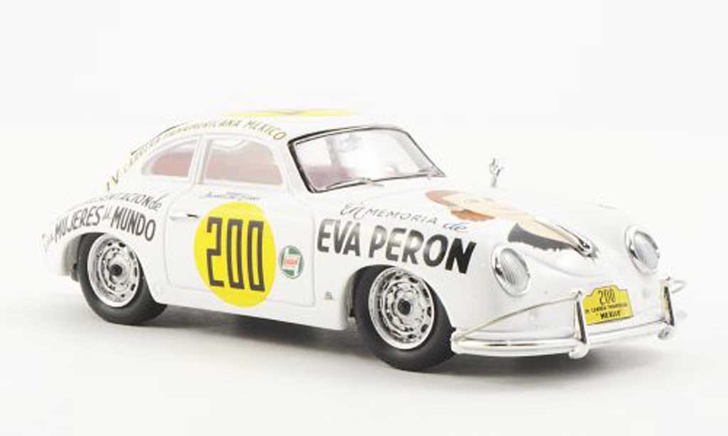 Porsche 356 1953 1/43 TrueScale Miniatures 1953 No.200 J.Evans de Lopez Carrera Panamericana Mexiko modellino in miniatura