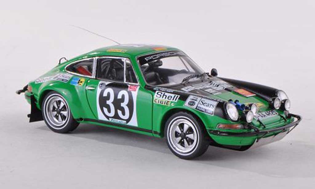 Porsche 911 1/43 TrueScale Miniatures ST No.33 celui-ci Africain Safari Rally 1971 B.Waldegaard/L.Helmer modellino in miniatura