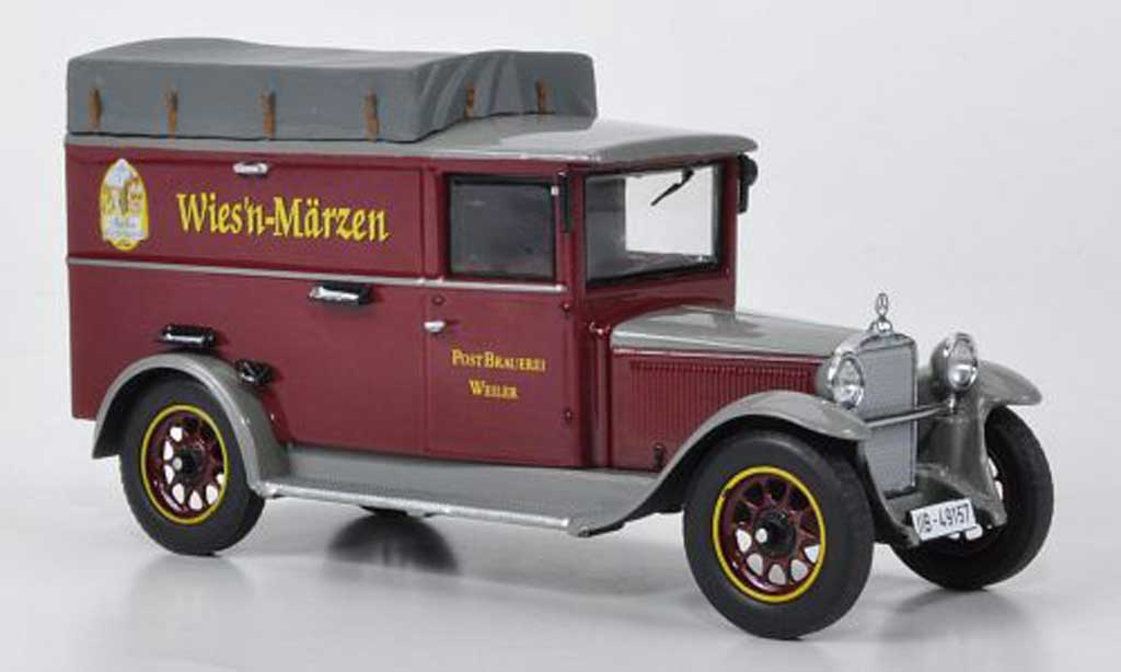 Mercedes L1000 1/43 Premium ClassiXXs Express avec Dachplane Postbrauerei Weiler modellino in miniatura