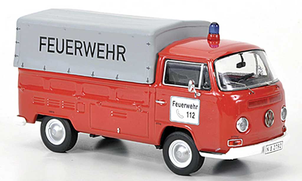Volkswagen T2 A 1/43 Premium ClassiXXs A Pritsche/Plane pompier modellino in miniatura