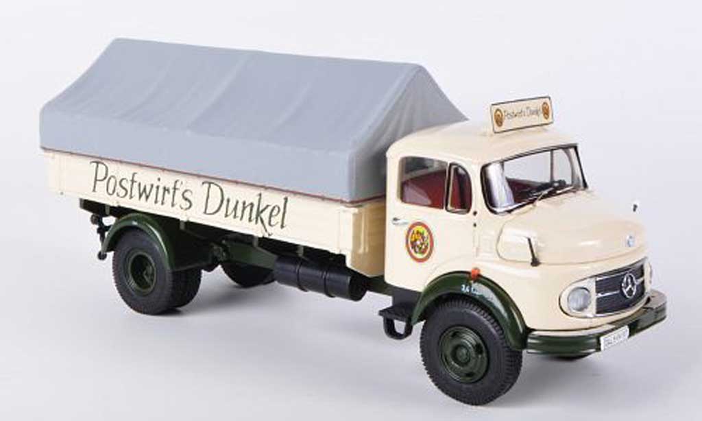 Mercedes LP 911 1/43 Premium ClassiXXs Pritsche Postswirt's Dunkel PP-LKW modellino in miniatura