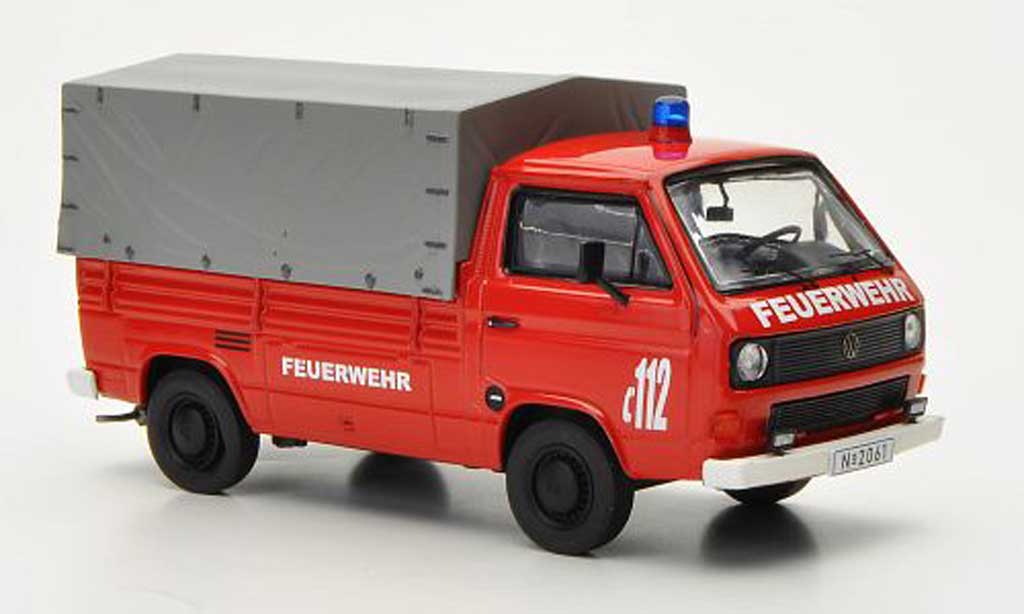 Volkswagen T3 1/43 Premium ClassiXXs b Pritsche/Plane Feuerwehr modellino in miniatura