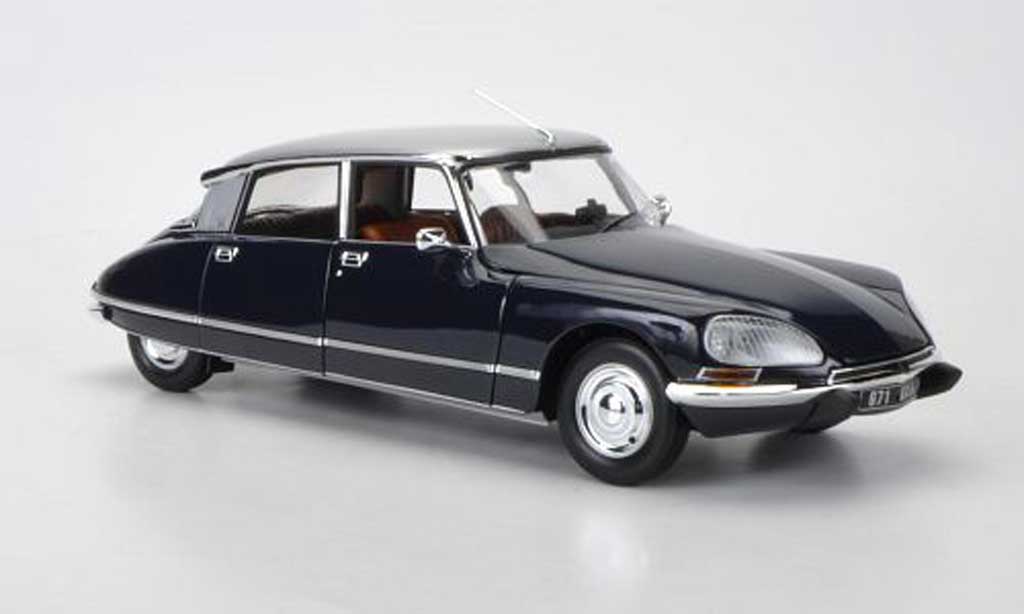 Citroen DS 23 1/18 Norev 23 Pallas blu/grigio 1972 modellino in miniatura