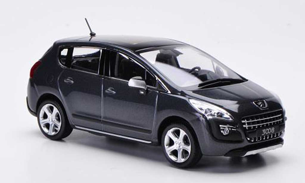 Peugeot 3008 1/43 Norev grigio 2009 modellino in miniatura