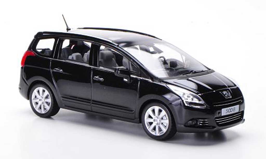 Peugeot 5008 1/43 Norev nero 2009 modellino in miniatura