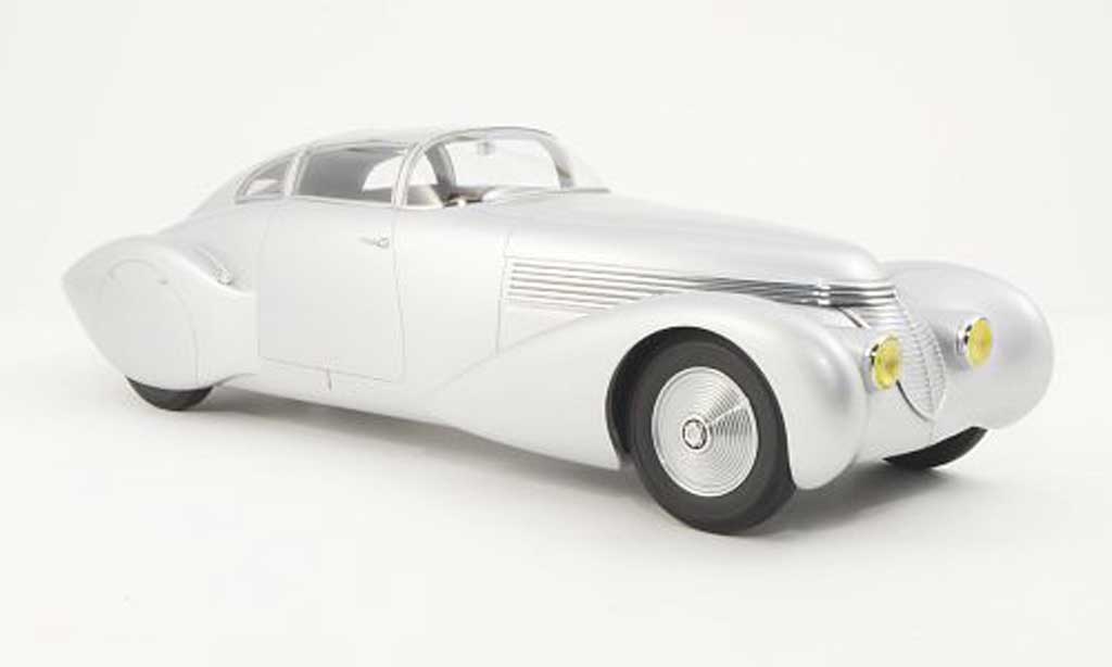 Hispano Suiza Dubonnet 1/18 Minichamps H6C Xenia grigio 1938 modellino in miniatura