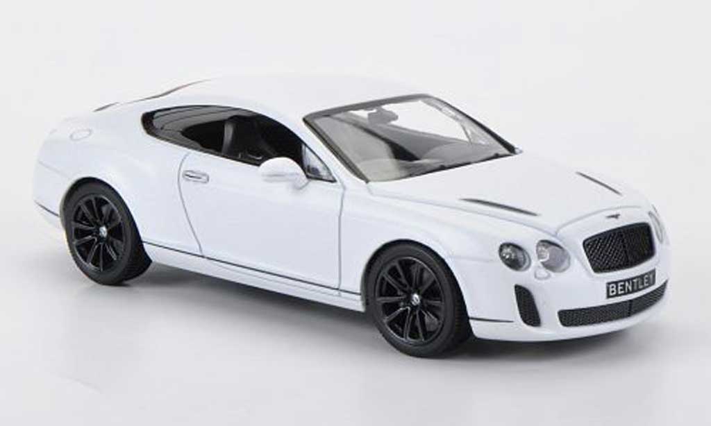 Bentley Continental 1/43 Minichamps Supertsports matt- bianco avec Figur 2009 modellino in miniatura