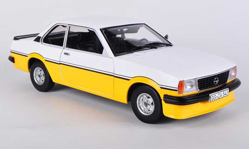Opel Ascona B 1/18 Sun Star B i2000 bianco/giallo 1979 modellino in miniatura