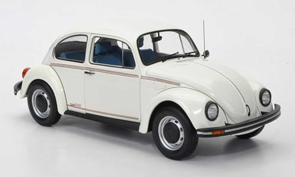 Volkswagen 1200 1/18 Minichamps Jeans Bug bianco 1983 modellino in miniatura