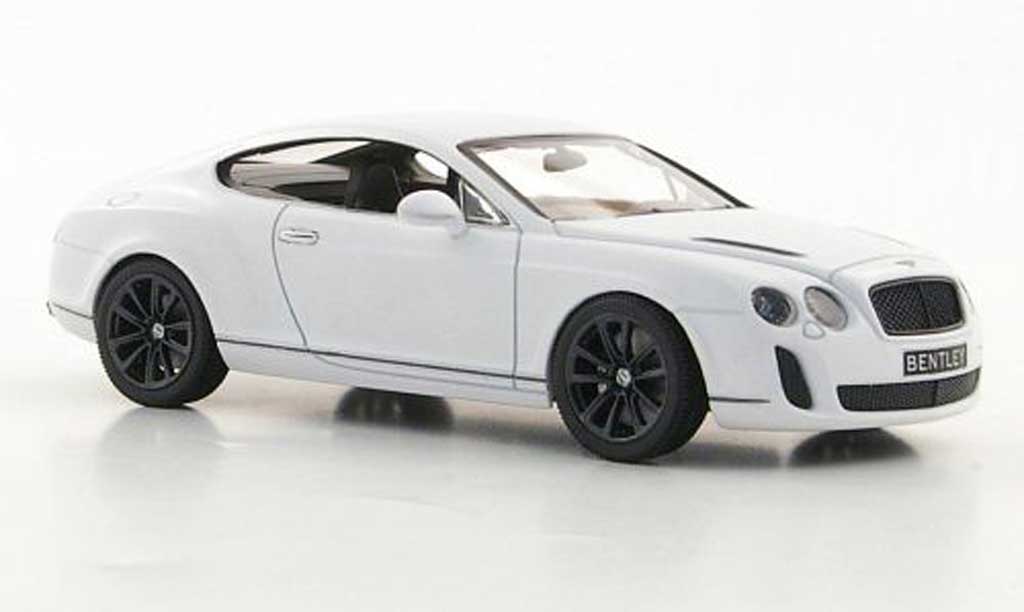 Bentley Continental 1/43 Minichamps Supersports mattbianco 2009 modellino in miniatura