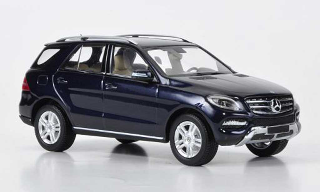 Mercedes Classe M 1/43 Minichamps blu 2011 modellino in miniatura