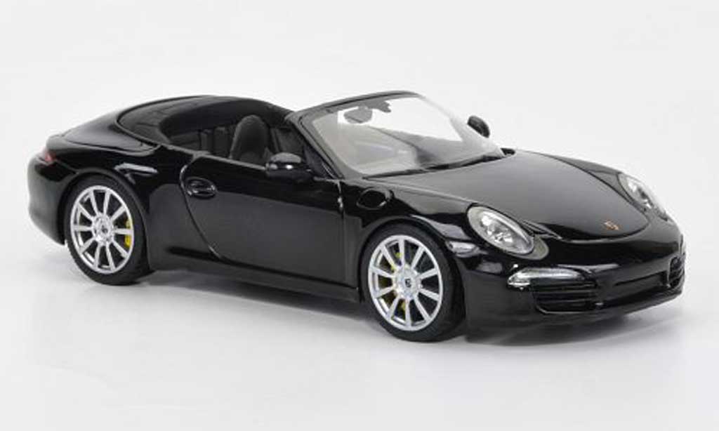 Porsche 991 S 1/43 Minichamps Carrera S Cabriolet nero 2012 modellino in miniatura