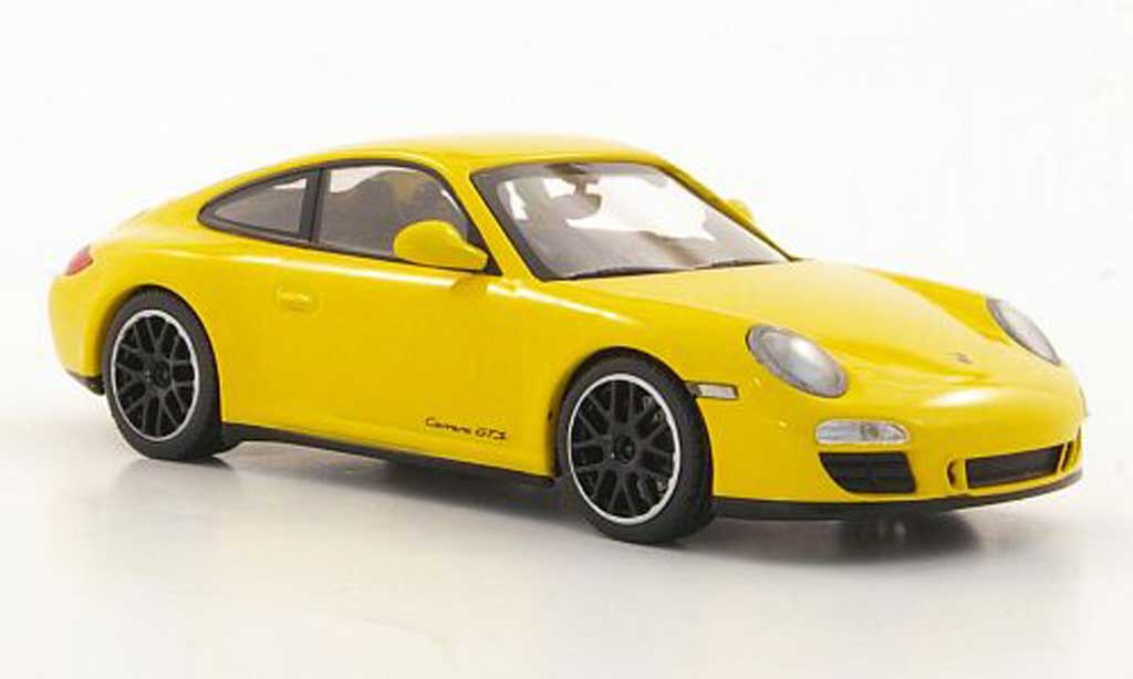 Porsche 997 GTS 1/43 Minichamps Carrera GTS (II) giallo 2011 modellino in miniatura