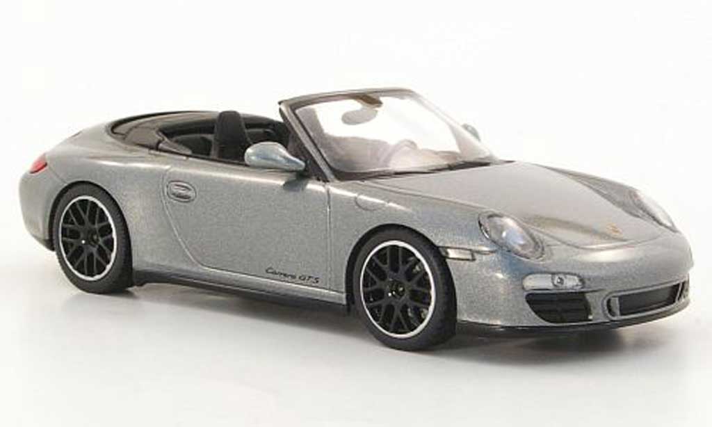 Porsche 997 GTS 1/43 Minichamps Cabriolet Carrera GTS (II) grigio 2011 modellino in miniatura