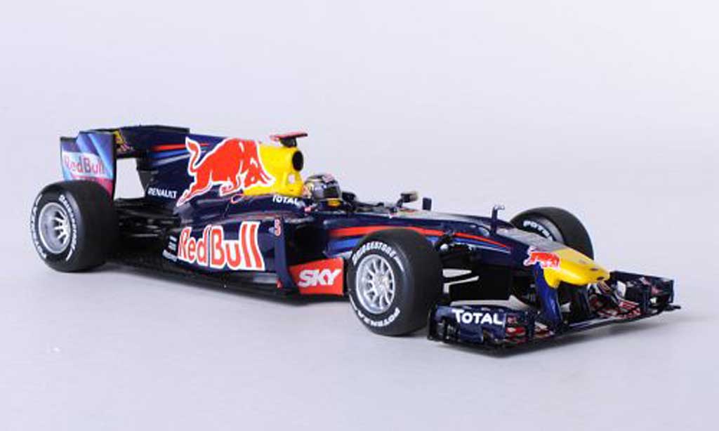 Red Bull F1 2010 1/43 Minichamps 2010 Renault RB6 No.5 S.Vettel GP Brasilien modellino in miniatura
