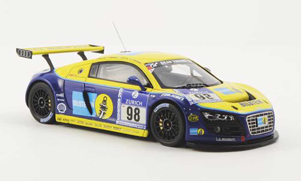 Audi R8 LMS 1/43 Minichamps LMS No.98 Bilstein Phonix Racing Stuck/Biela/Pirro/Fassler 24h Nurburgring 2009 modellino in miniatura
