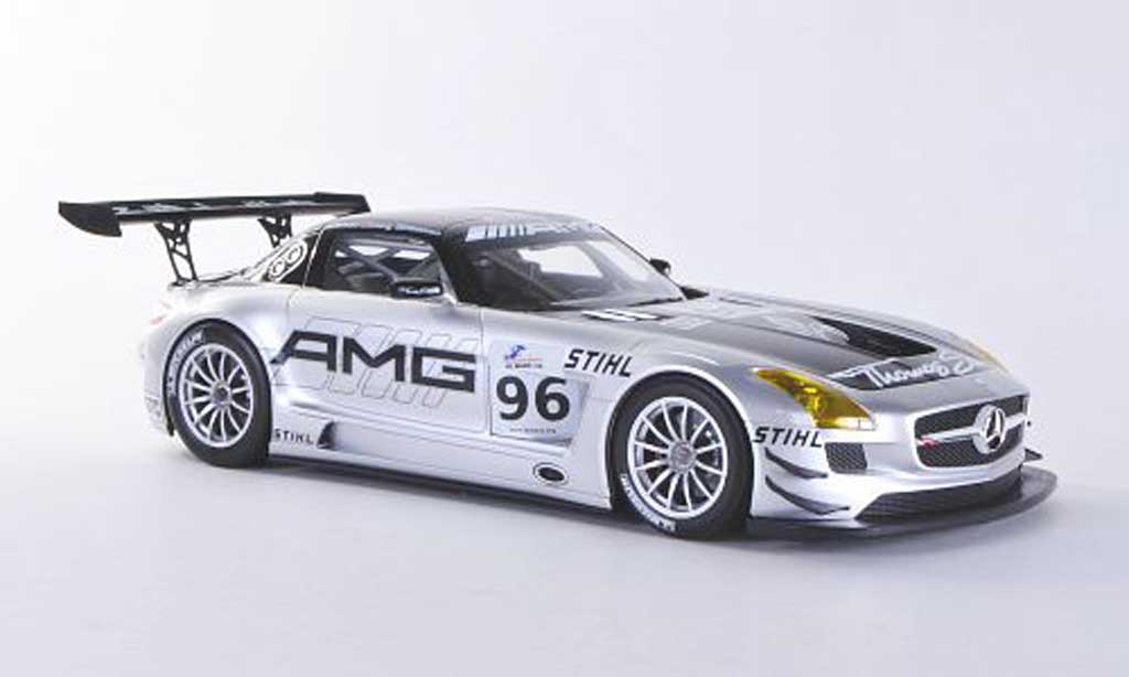 Mercedes SLS 1/18 Minichamps AMG GT3 No.96 Team AMG China Hakkinen / Cheng / Arnold ILMC 6h Zhuhai 2011 modellino in miniatura