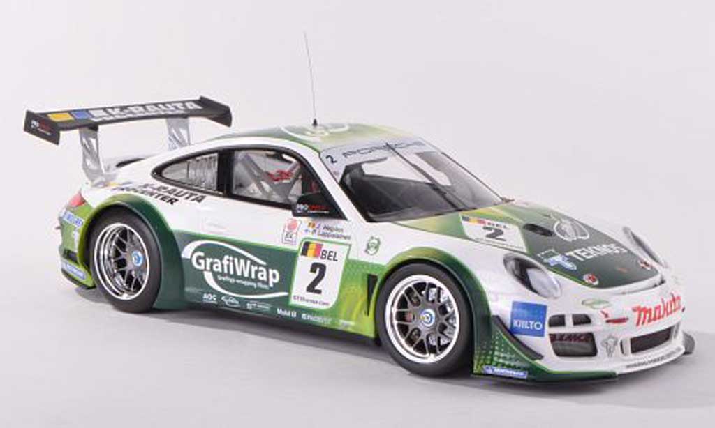 Porsche 997 GT3 1/18 Minichamps GT3 R 2011 No.2 Prospeed Competition FIA GT3 Meisterschaft Lappalainen/Heylen modellino in miniatura