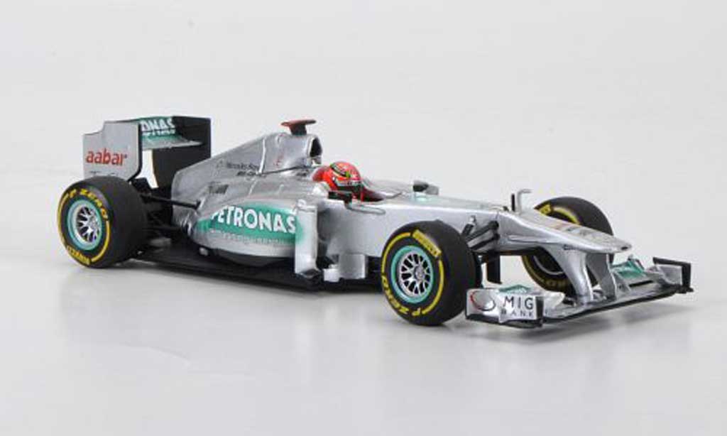 Mercedes F1 2012 1/43 Minichamps 2012 AMG Petronas Team No.7 M.Schumacher Prasentationsfahrzeug modellino in miniatura