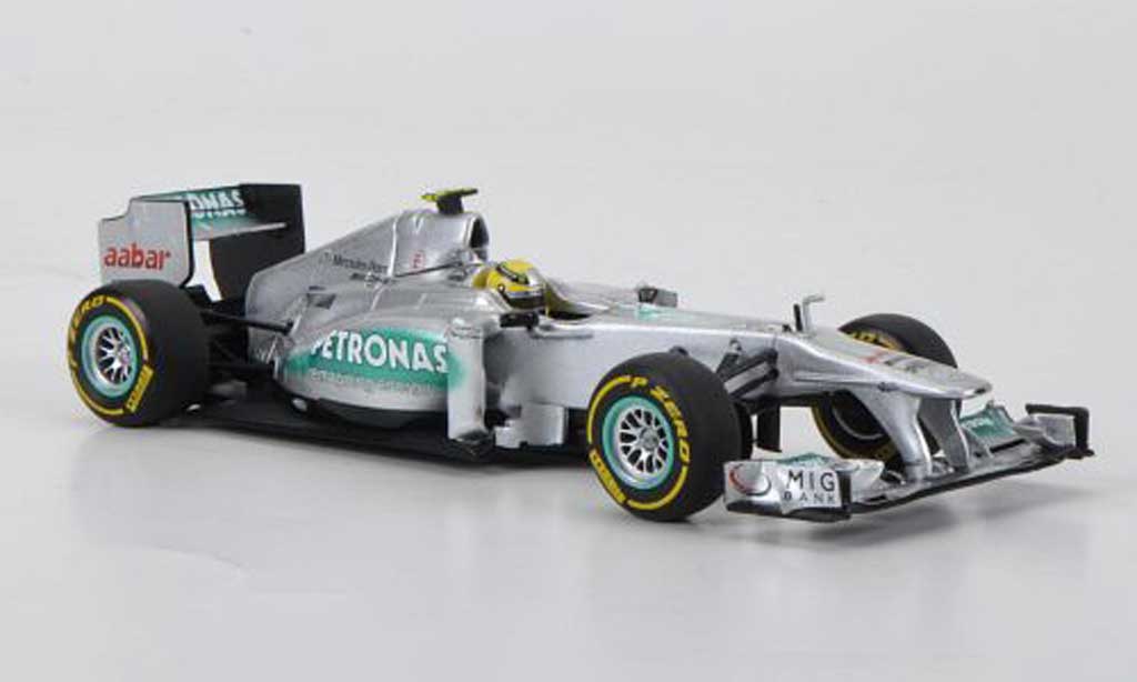 Mercedes F1 2012 1/43 Minichamps 2012 AMG Petronas Team No.8 N.Rosberg Prasentationsfahrzeug modellino in miniatura