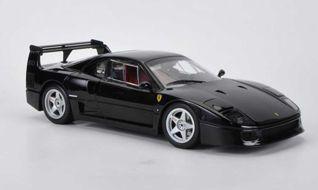 Ferrari F40 LM 1/18 Kyosho LM Light Weight Wing nero modellino in miniatura