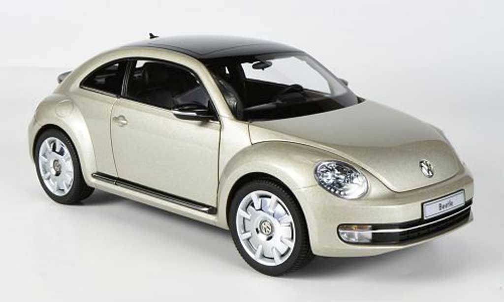 Volkswagen Beetle 1/18 Kyosho Coupe beige 2011 modellino in miniatura