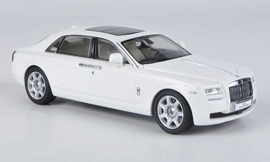 Rolls Royce Ghost EWB 1/43 Kyosho EWB bianco LHD modellino in miniatura