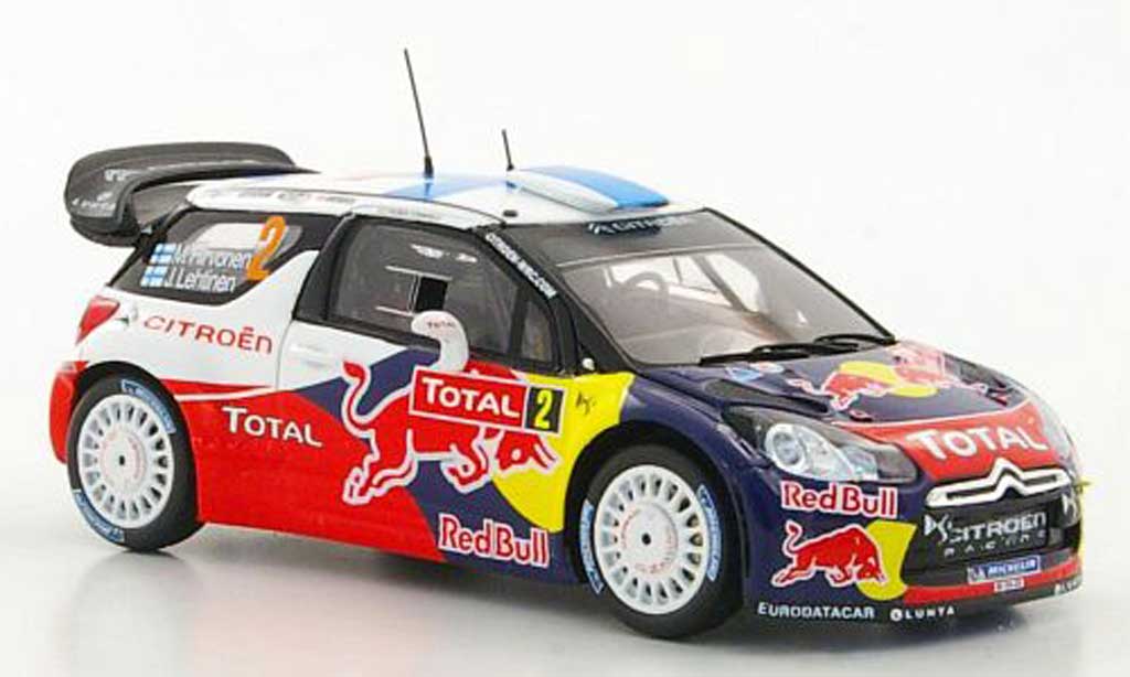 DS Automobiles DS3 WRC 2012 1/43 Spark WRC 2012 No.2 Total M.Hirvonen / J.Lehtinen Rally Monte Carlo modellino in miniatura