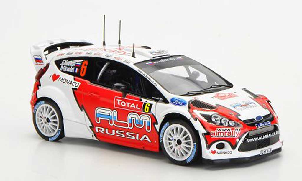 Ford Fiesta WRC 1/43 Spark WRC No.6 ALM Russia Rally Monte Carlo 2012 modellino in miniatura