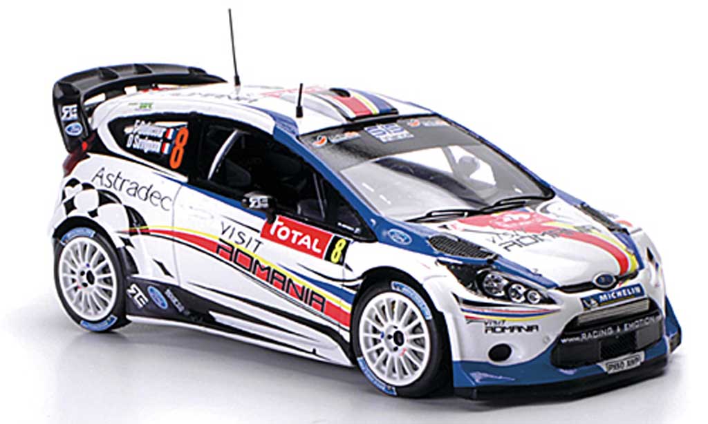 Ford Fiesta WRC 1/43 Spark WRC No.8 Romania Rally Monte Carlo 2012 modellino in miniatura