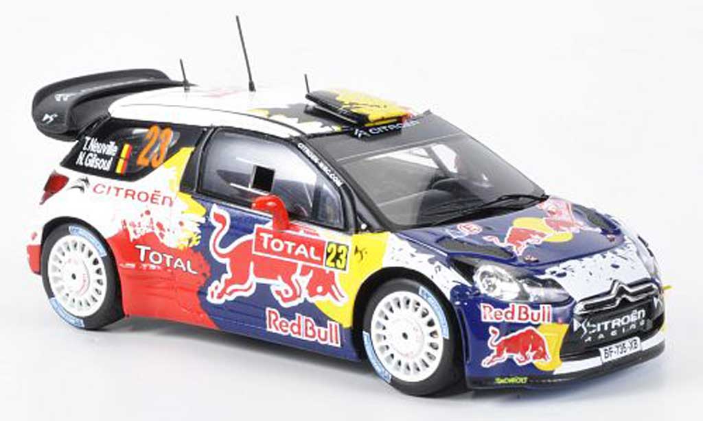 DS Automobiles DS3 WRC 2012 1/43 Spark WRC 2012 No.23 Red Bull Rally Monte Carlo modellino in miniatura