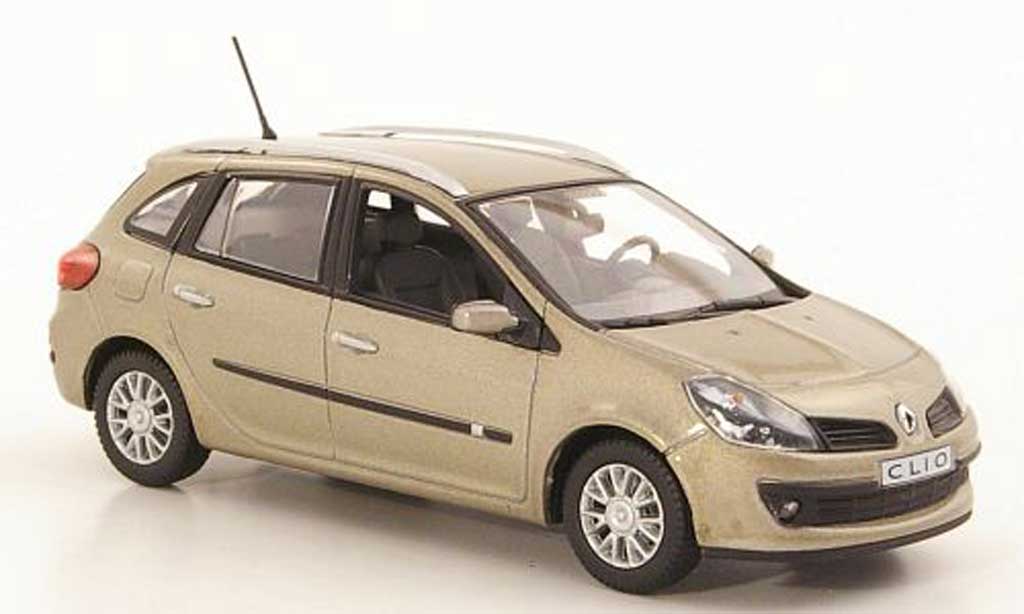 Renault Clio III 1/43 Norev III Grandtour beige 2008 modellino in miniatura