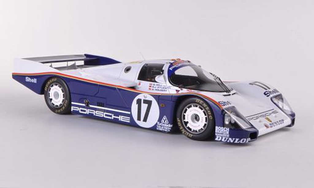 Porsche 962 1987 1/18 Spark 1987 No.17 D.Bell/A.Holbert/H.Stuck 24h Le Mans modellino in miniatura