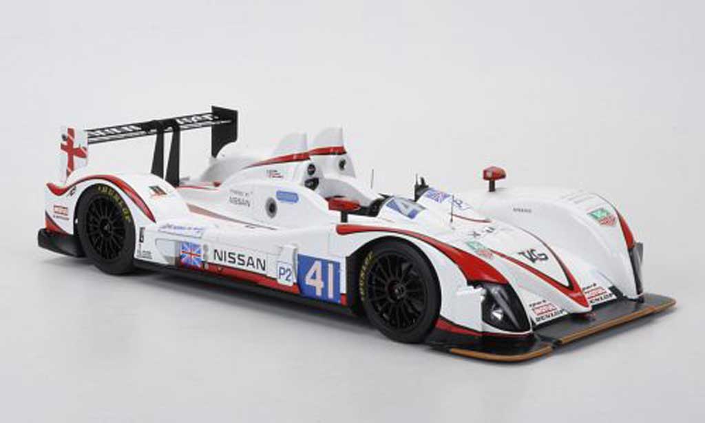 Nissan Zytek 1/18 Spark No.41 Greaves Motorsport K.Ojjeh/T.Kimber/Savech/O.Lombard 24h Le Mans 2011 modellino in miniatura