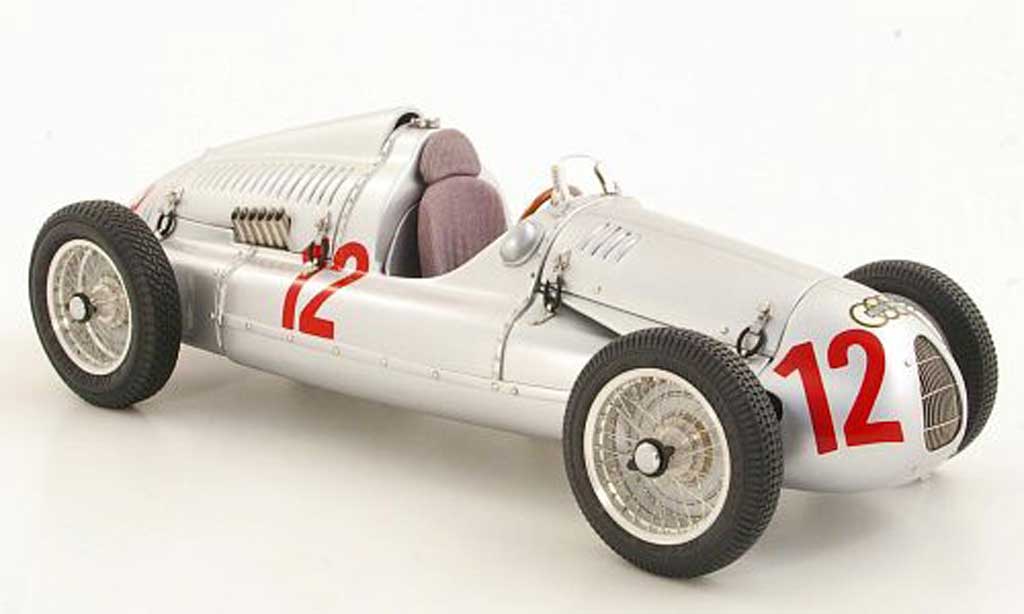 Auto Union Typ D 1/18 CMC No.12 H.P.Muller GP Frankreich 1939 modellino in miniatura
