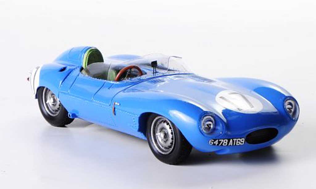Jaguar D-Type 1957 1/43 Spark 1957 No.17 J.Lucas / Mary 24h Le Mans modellino in miniatura