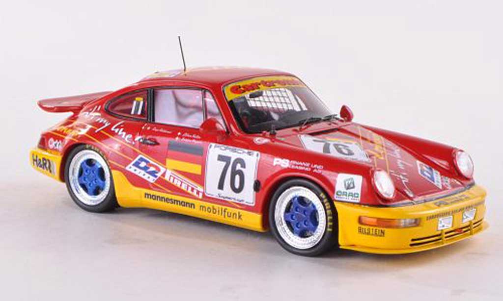 Porsche 993 Carrera Cup 1/43 Spark 964 Carrera Cup No.76 Lorinser 24h Le Mans 1 E.Calderari/L.Pagotto/L.Keller modellino in miniatura
