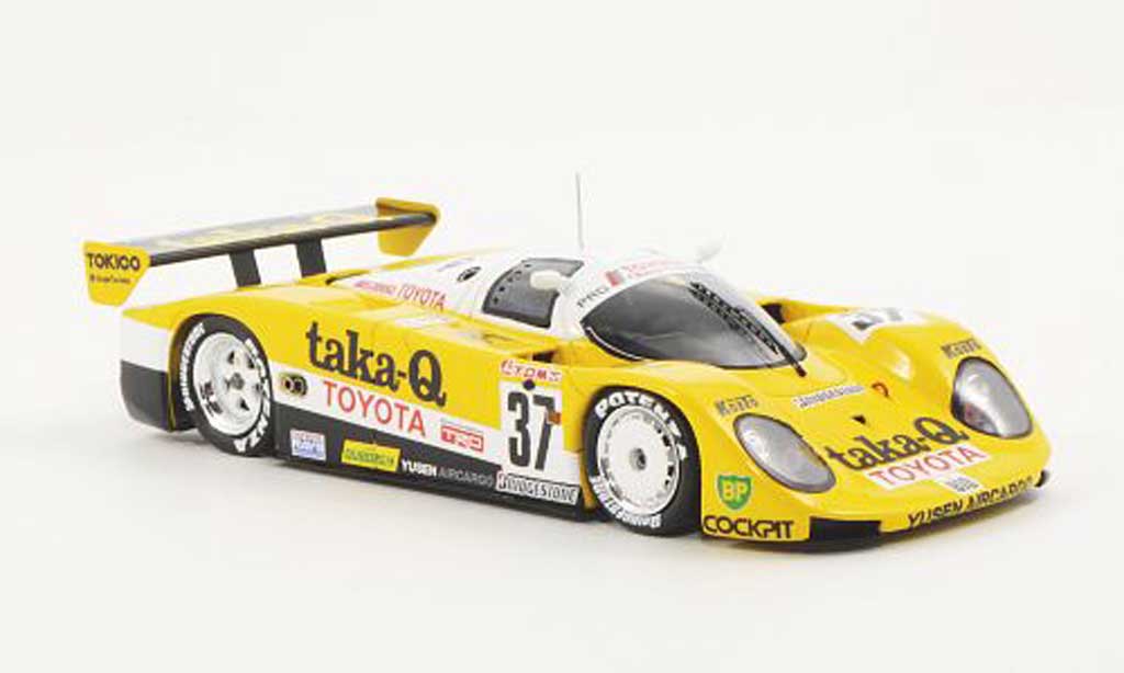 Toyota 89C 1/43 Spark V No.37 taka-Q Team Tom's J.Dumfries / G.Lees / J.Watson 24h Le Mans 1989 modellino in miniatura