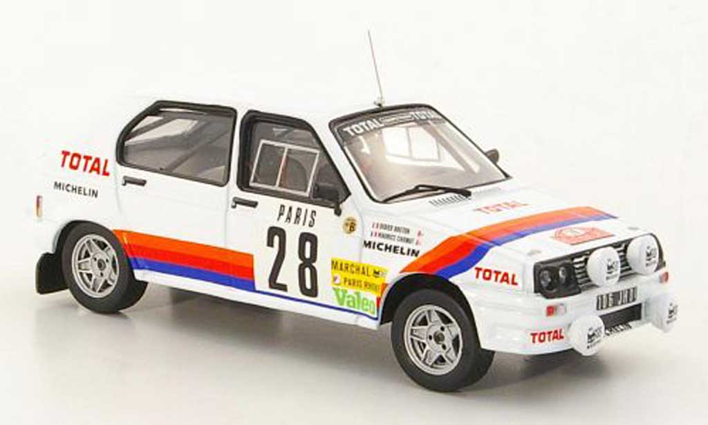 Citroen Visa 1/43 IXO Chrono No.28 M.Chomat / D.Breton Rally Monte Carlo modellino in miniatura