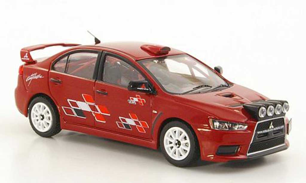 Mitsubishi Lancer Evolution X 1/43 IXO Evolution X Gr.N Prasentationsfahrzeug modellino in miniatura