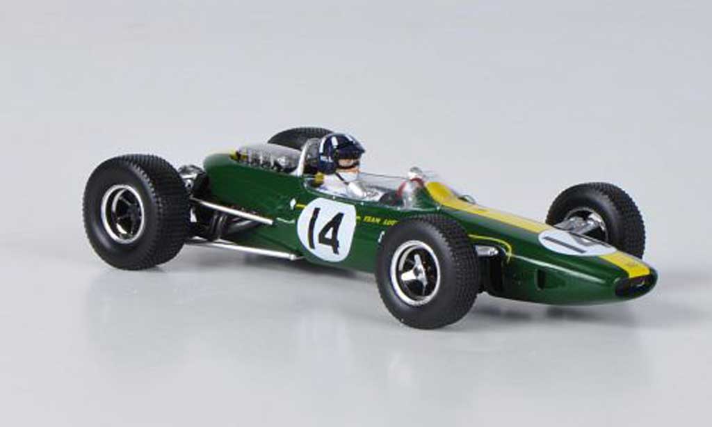 Lotus F1 1967 1/43 Spark 1967 Team 33 BRM No.14 G.Hill GP Monaco 1967 modellino in miniatura