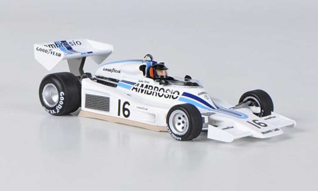 Shadow DN8 1977 1/43 Spark 1977 No.16 Ambrosio J.Oliver Race of Champion 1977 modellino in miniatura