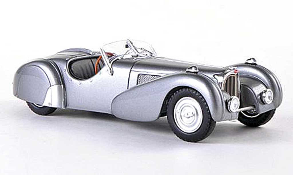 Bugatti 57 S 1/43 Spark S Roadster grigio 1937 modellino in miniatura